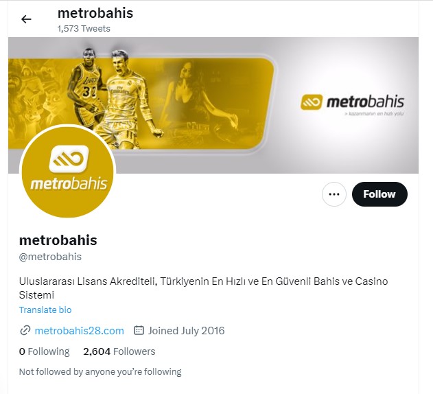Metroslot Twitter